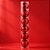 Bola de Natal em Tubo - Brilho, Fosco e Glitter - Vermelho - 10cm - 6 unidades - Cromus - Rizzo - Imagem 1