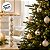 Bola de Natal em Tubo - Nude - 10cm  - 6 unidades - Cromus - Rizzo - Imagem 6