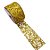 Fita Decorativa - Telada com Glitter Dourado - 6x914cm - 1 unidade - Rizzo - Imagem 1