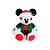 Pelúcia Mickey Natalino Roupa Xadrez - 32cm - Disney Original - 1 unidade - Cromus - Rizzo - Imagem 1