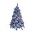 Árvore de Natal Modelo Cardamomo Nevada - 1257 Galhos - 2,40m - Ref. RZO389 - 1 unidade - Rizzo - Imagem 1