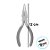 Alicate Ponta Chata - 12cm - 1 unidade - Art Montagem - Rizzo - Imagem 2