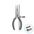 Alicate Bico Redondo - 12cm - 1 unidade - Art Montagem - Rizzo - Imagem 2