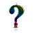 Vela Wave Colorida "?" - Rizzo - Imagem 1