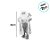 Papai Noel Decorativo Branco e Ouro - 46cm - 1 unidade - Cromus - Rizzo - Imagem 2