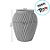 Cachepot de Cimento - 29cm - 1 unidade - Rizzo - Imagem 2