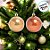 Bolas de Natal em Tubo - Bordo e Marfim - 7cm - 6 unidades - Cromus - Rizzo - Imagem 4