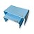 Kit Suporte para Doces Elevadores Fosco - Azul Bebê - 2 unidades - Só Boleiras - Rizzo - Imagem 1