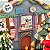 Cenário Decorativo de Natal - Casa Noel com Luz e Movimento - 16x15cm - 1 unidade - Cromus - Rizzo - Imagem 7