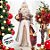 Enfeite de Natal em Resina - Papai Noel com Pelúcia - 30x14cm - 1 unidade - Rizzo - Imagem 6