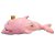 Golfinho de Pelúcia - Rosa - 75cm - 1 unidade - Rizzo - Imagem 1