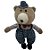 Urso de Pelúcia Retrô - Suspensório - 28cm - 1 unidade - Rizzo - Imagem 1