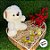Urso de Pelúcia - Branco - 20 cm - 1 unidade - Rizzo - Imagem 4