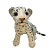 Leopardo de Pelúcia - Branco - 25cm - 1 unidade - Rizzo - Imagem 1