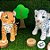 Leopardo de Pelúcia - Branco - 25cm - 1 unidade - Rizzo - Imagem 5