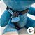 Elefante de Pelúcia com Cachecol - Azul - 18cm - 1 unidade - Rizzo - Imagem 4