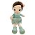 Boneca de Pelúcia com Vestido e Laço - Verde - 70cm - 1 unidade - Rizzo - Imagem 1