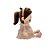 Boneca de Pelúcia com Vestido e Laço - Rosa - 48cm - 1 unidade - Rizzo - Imagem 2