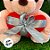 Urso de Pelúcia com Coração Vermelho - Rosa - 28cm - 1 unidade - Rizzo - Imagem 4