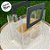 Sacola Transparente PVC com Alça Quadrada de Couro Preta - 22x26x12 - 1 unidade - Rizzo - Imagem 6
