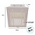 Sacola de Papel com visor de PVC 16x20x16cm - Branca - 1 unidade - Rizzo - Imagem 3