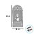 Enfeite Decorativo Halloween - Bruxa Vidente Mafalda - 38cm - Som, Luz e Movimento - 1 unidade - Cromus - Rizzo - Imagem 2