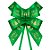 Laço Fácil de Fita de Cetim Decorada - Verde com Frase Feliz Natal - 22mm - 5 unidades - Progresso - Rizzo - Imagem 6