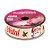 Fita de Cetim 10m x 22mm - Cor 187 - Frase Feliz Natal com Papai Noel - Rolo 10 metros - 1 unidade - Progresso - Rizzo - Imagem 1