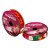 Fita de Cetim 10m x 15mm - Cor 078 - Frase Feliz Natal com Papai Noel - Rolo 10 metros - 1 unidade - Progresso - Rizzo - Imagem 2