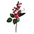 Pick Decorativo - Folhas e Frutinhas Vermelhas - 25cm - 1 unidade - Rizzo - Imagem 1
