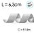 Fita Aramada Voil - Arabesco Ouro - 6,3cm x 9,14m  - 1 unidade - Cromus - Rizzo - Imagem 2