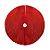 Saia Para Árvore de Natal - Vermelho - 120cm  - 1 unidade - Cromus - Rizzo - Imagem 1