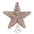 Estrela Ponteira de Natal - Champagne - 15cm - 1 unidade - Cromus - Rizzo - Imagem 1