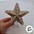 Estrela Ponteira de Natal - Champagne - 15cm - 1 unidade - Cromus - Rizzo - Imagem 4