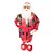 Enfeite de Natal - Papai Noel de Pijama - 46x18x24cm - 1 unidade - Rizzo - Imagem 1