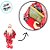 Enfeite de Natal - Papai Noel de Pijama - 46x18x24cm - 1 unidade - Rizzo - Imagem 5
