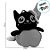 Gato Abóbora Chapéu Rosa de Pelúcia - 22cm - 1 unidade - Rizzo - Imagem 2