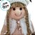 Menina em Pé de Pelúcia - 30cm - 1 unidade - Rizzo - Imagem 4