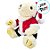 Urso Branco de Pelúcia - 21cm - 1 unidade - Rizzo - Imagem 4