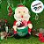 Papai Noel com Côco de Pelúcia - 33cm - 1 unidade - Rizzo - Imagem 4