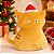 Gato de Natal de Pelúcia Grande - 43cm - 1 unidade - Rizzo - Imagem 1