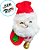 Papai Noel Vermelho de Pelúcia - 22cm - 1 unidade - Rizzo - Imagem 4