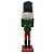 Boneco Soldado Quebra Nozes de Madeira com Tambor - 30cm - Verde e Vermelho - 1 unidade - Rizzo - Imagem 4