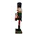 Boneco Soldado Quebra Nozes de Madeira com Tambor - 30cm - Verde e Vermelho - 1 unidade - Rizzo - Imagem 3