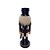 Boneco Soldado Quebra Nozes de Madeira com Espada - 25cm - Azul, Branco e Dourado - 1 unidade - Rizzo - Imagem 3