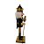 Boneco Soldado Quebra Nozes de Madeira com Bastão - 25cm - Preto e Dourado - 1 unidade - Rizzo - Imagem 2