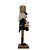 Boneco Soldado Quebra Nozes de Madeira com Tambor - 25cm - Preto e Dourado - 1 unidade - Rizzo - Imagem 2