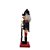 Boneco Soldado Quebra Nozes de Madeira - 25cm - Azul e Vermelho - 1 unidade - Rizzo - Imagem 2