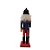 Boneco Soldado Quebra Nozes de Madeira - 25cm - Azul e Vermelho - 1 unidade - Rizzo - Imagem 4