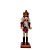 Boneco Soldado Quebra Nozes de Madeira com Tambor - 25cm - Azul, Branco e Vermelho - 1 unidade - Rizzo - Imagem 1
